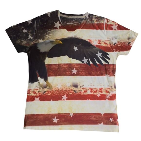 True Rock Patriotic Independence Day Men’s 3D Printed T-Shirt - Size XXL   ***It - Picture 1 of 6